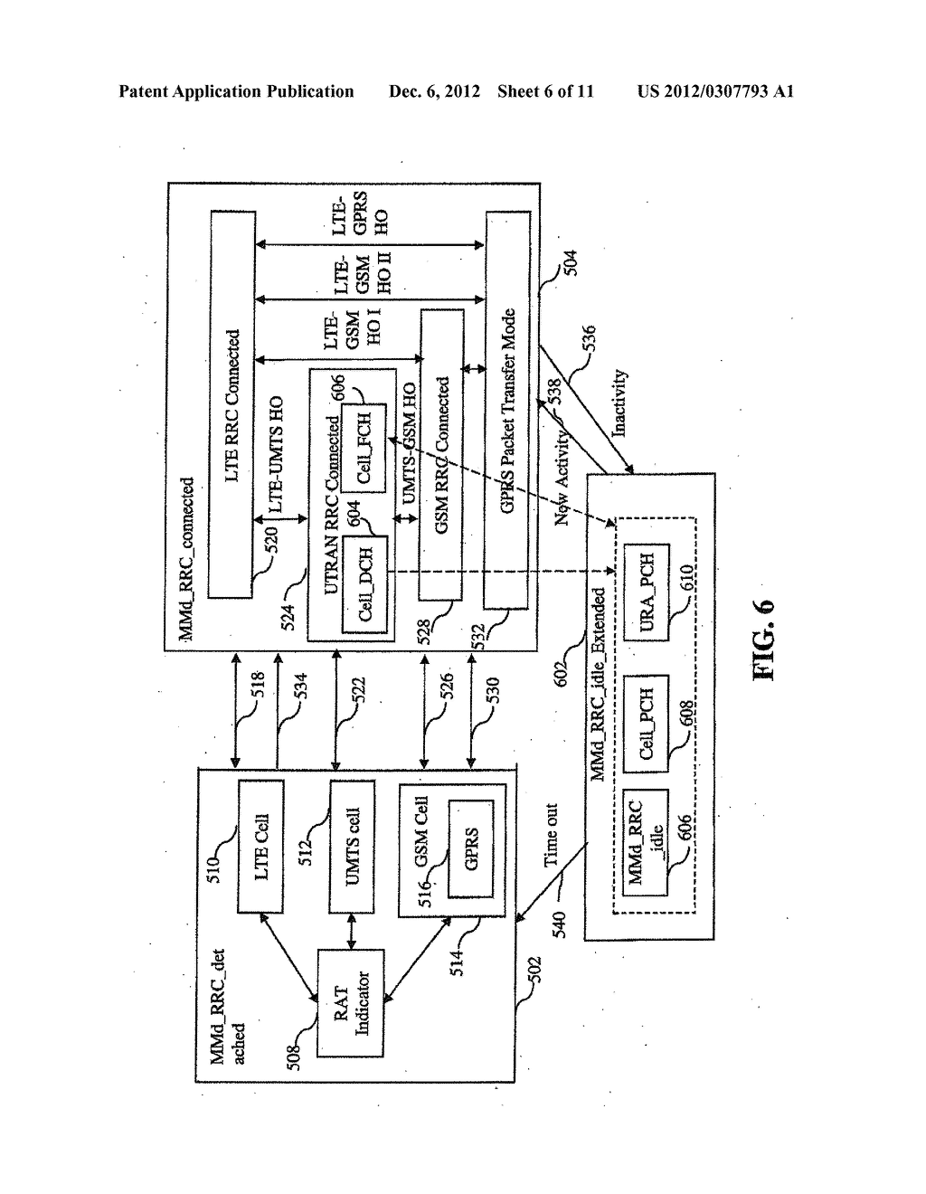 METHODS AND APPARATUS FOR PERFORMING HANDOVER BETWEEN A LONG TERM     EVOLUTION (LTE) NETWORK AND ANOTHER TYPE OF RADIO ACCESS NETWORK - diagram, schematic, and image 07