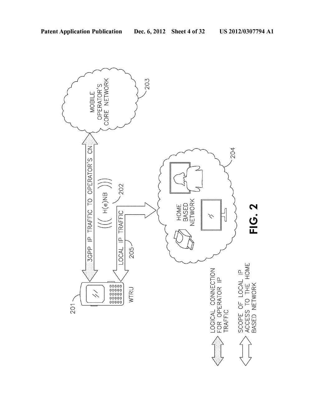 METHOD AND APPARATUS FOR INTER-DEVICE TRANSFER (HANDOFF) BETWEEN IMS AND     GENERIC IP CLIENTS - diagram, schematic, and image 05