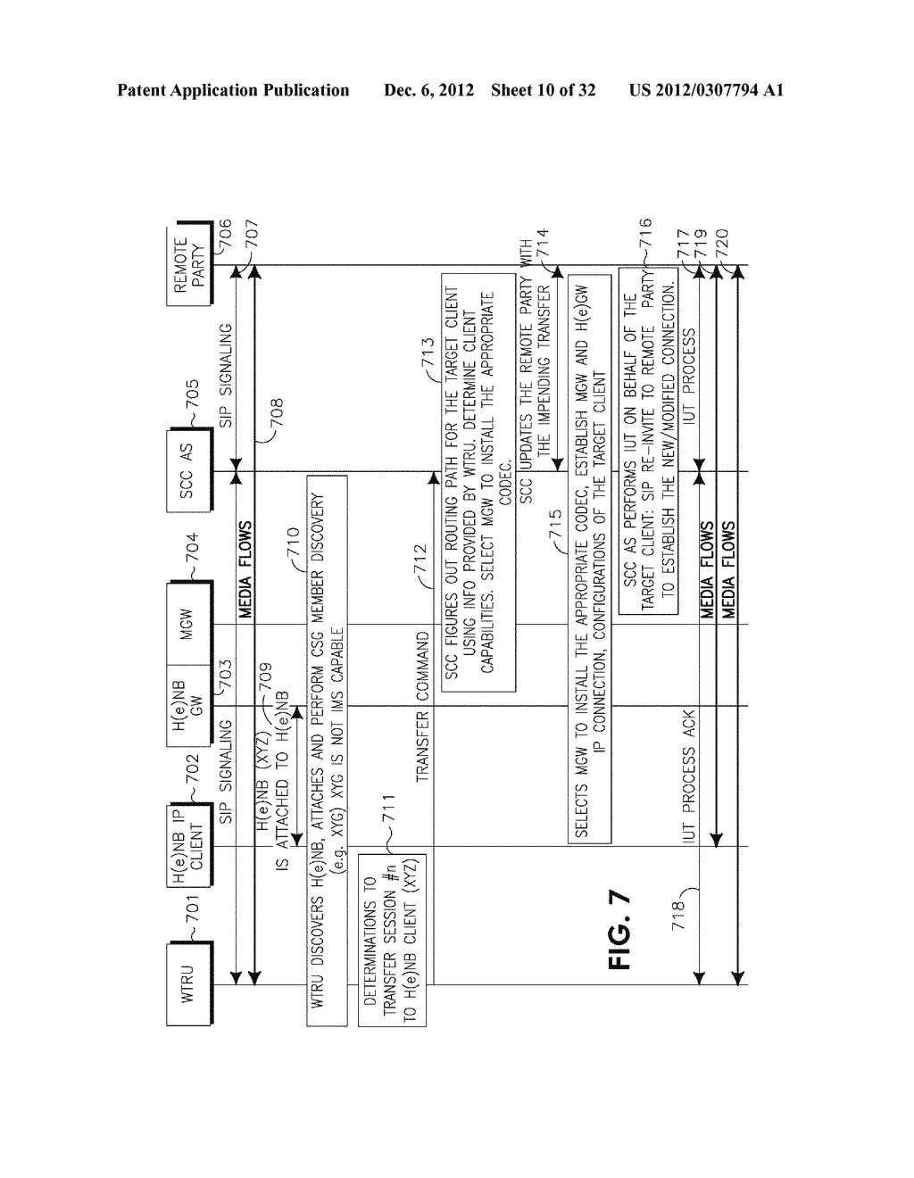 METHOD AND APPARATUS FOR INTER-DEVICE TRANSFER (HANDOFF) BETWEEN IMS AND     GENERIC IP CLIENTS - diagram, schematic, and image 11