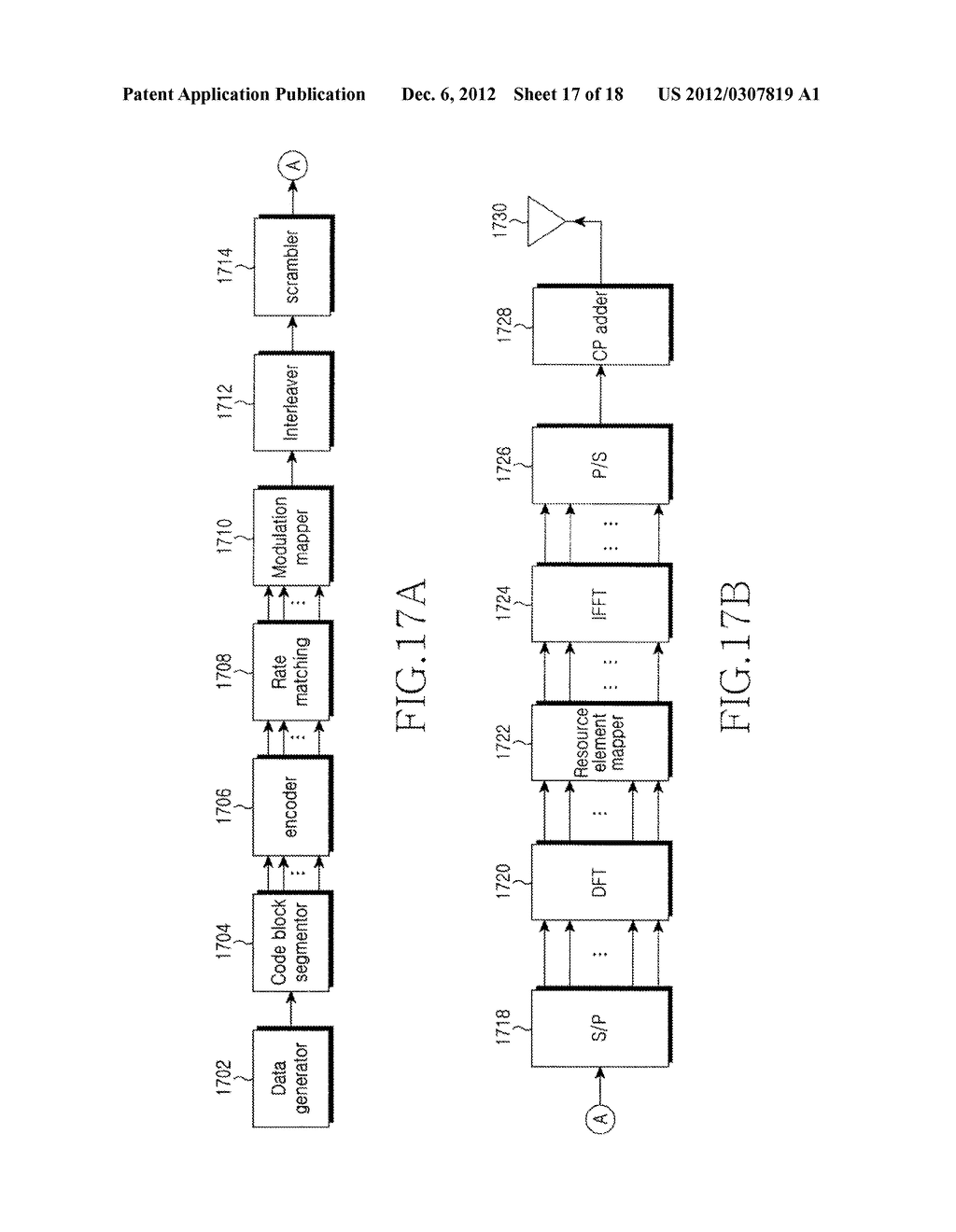 METHOD AND APPARATUS FOR INTERLEAVING DATA IN A MOBILE COMMUNICATION     SYSTEM - diagram, schematic, and image 18