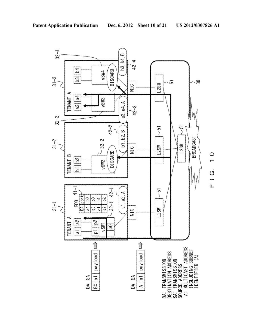 MEDIUM FOR STORING PACKET CONVERSION PROGRAM, PACKET CONVERSION APPARATUS     AND PACKET CONVERSION METHOD - diagram, schematic, and image 11