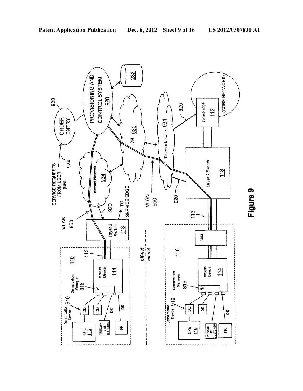 SYSTEM AND METHOD FOR A COMMUNICATIONS ACCESS NETWORK - diagram, schematic, and image 10