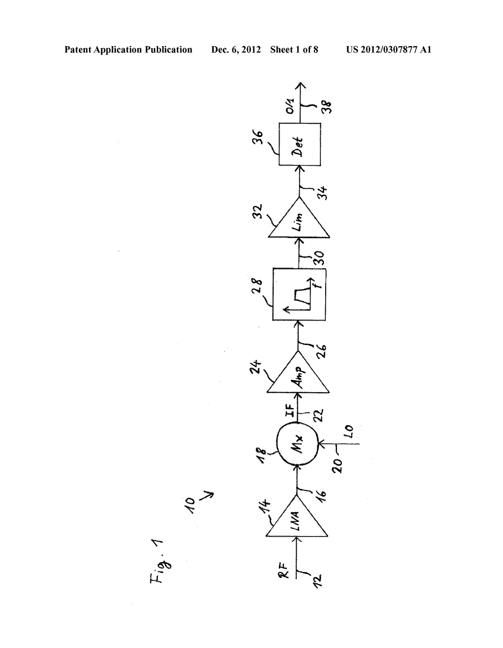 DETECTOR AND METHOD FOR DETECTING AN OSCILLATORY SIGNAL AMONG NOISE - diagram, schematic, and image 02