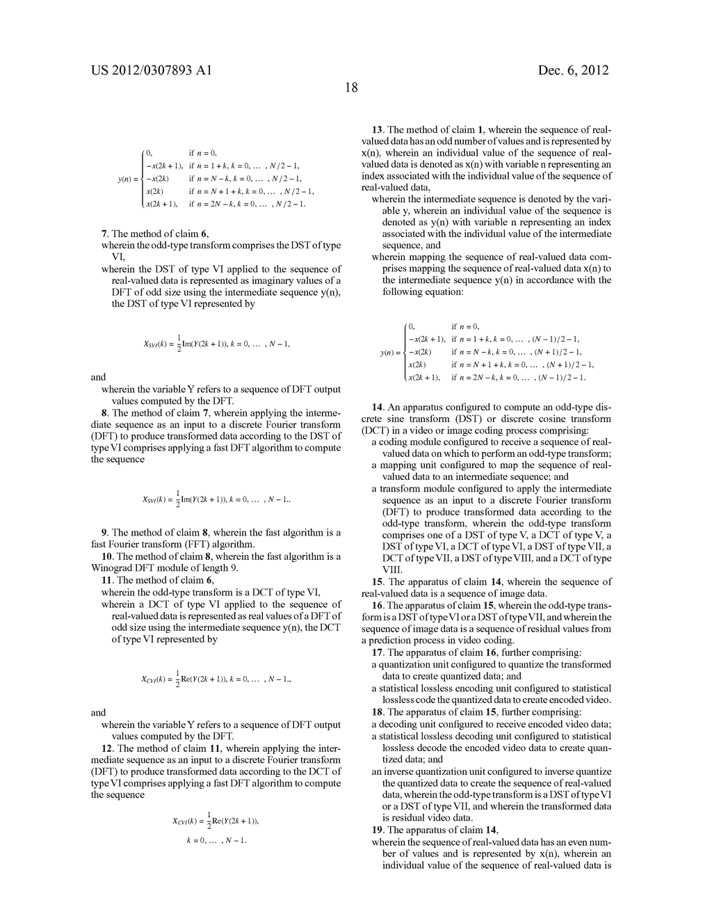 FAST COMPUTING OF DISCRETE COSINE AND SINE TRANSFORMS OF TYPES VI AND VII - diagram, schematic, and image 28