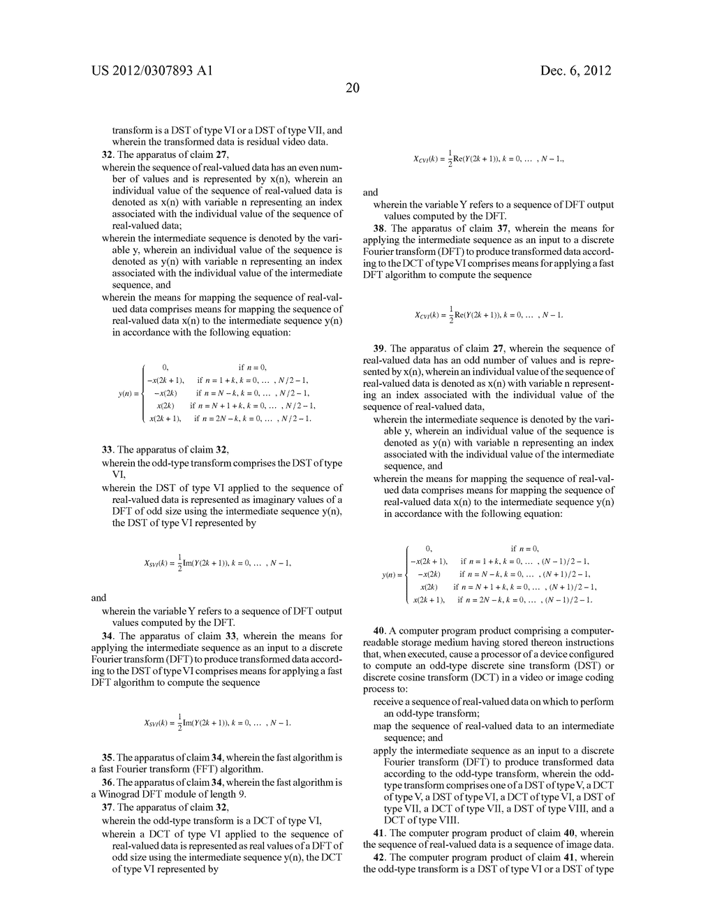 FAST COMPUTING OF DISCRETE COSINE AND SINE TRANSFORMS OF TYPES VI AND VII - diagram, schematic, and image 30