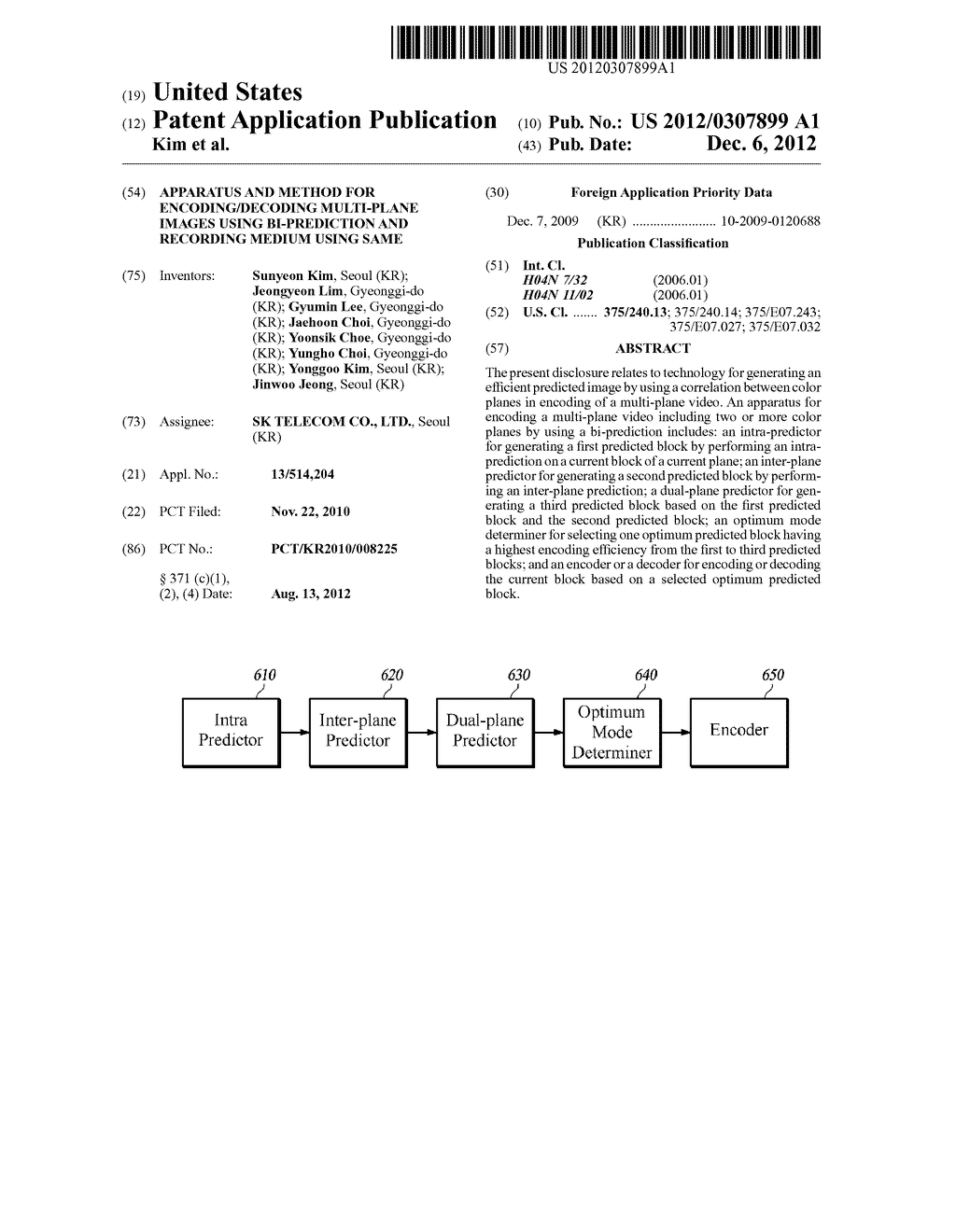 APPARATUS AND METHOD FOR ENCODING/DECODING MULTI-PLANE IMAGES USING     BI-PREDICTION AND RECORDING MEDIUM USING SAME - diagram, schematic, and image 01