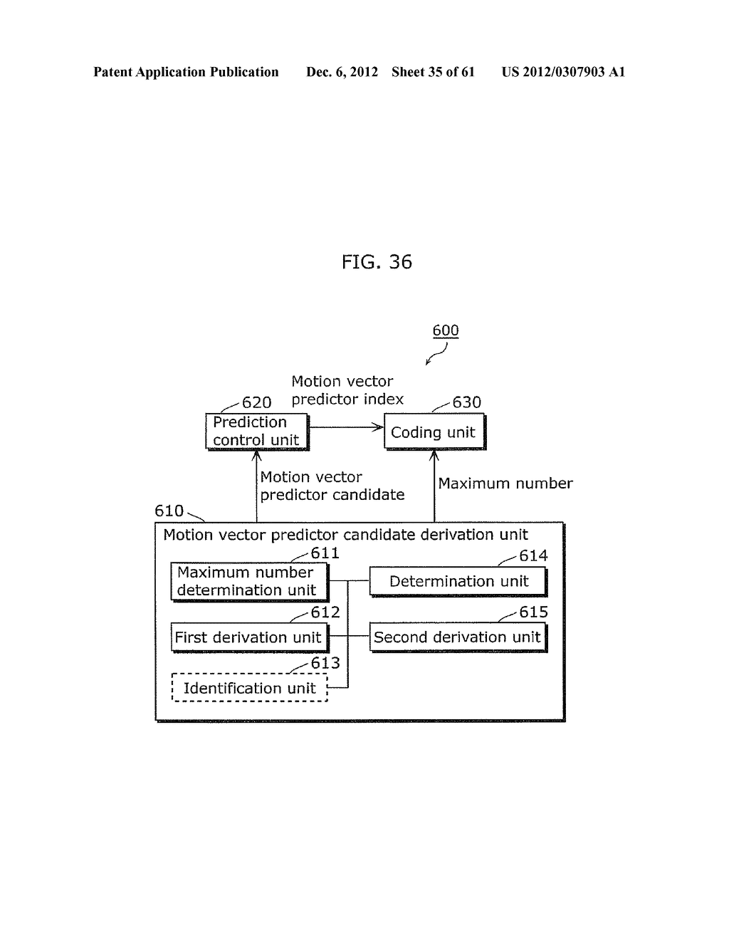 MOVING PICTURE CODING METHOD, MOVING PICTURE CODING APPARATUS, MOVING     PICTURE DECODING METHOD, MOVING PICTURE DECODING APPARATUS, AND MOVING     PICTURE CODING AND DECODING APPARATUS - diagram, schematic, and image 36