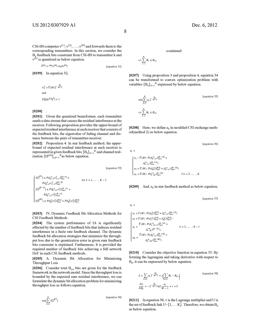 FEEDBACK METHOD FOR INTERFERENCE ALIGNMENT IN WIRELESS NETWORK - diagram, schematic, and image 18