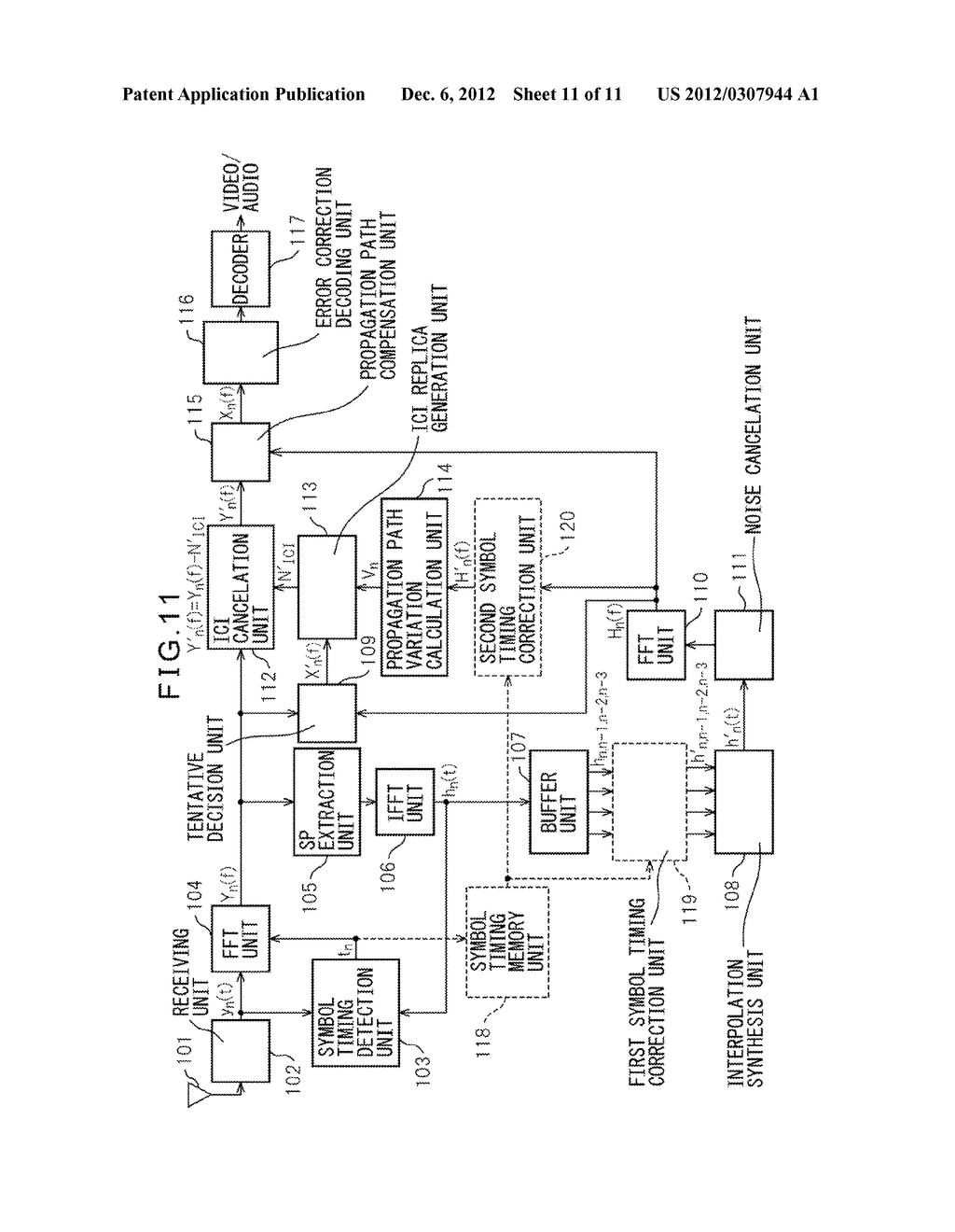 RECEIVING APPARATUS AND RECEIVING METHOD - diagram, schematic, and image 12