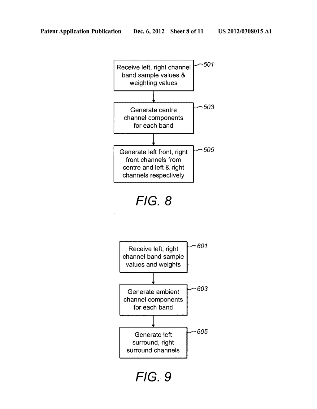 METHOD AND APPARATUS FOR STEREO TO FIVE CHANNEL UPMIX - diagram, schematic, and image 09