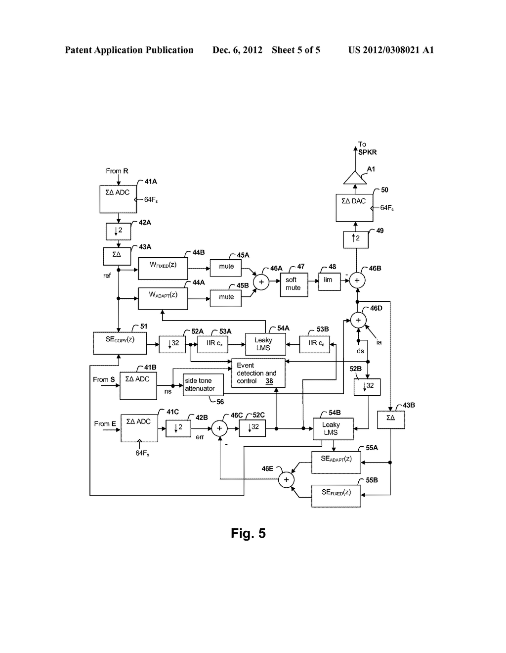 SPEAKER DAMAGE PREVENTION IN ADAPTIVE NOISE-CANCELING PERSONAL AUDIO     DEVICES - diagram, schematic, and image 06