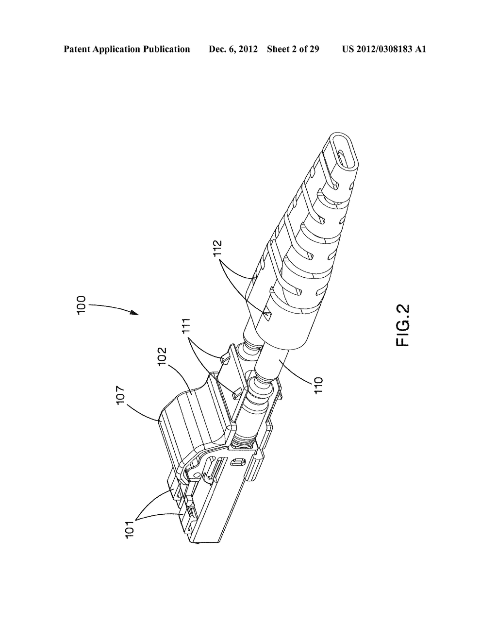 Duplex Clip Assembly for Fiber Optic Connectors - diagram, schematic, and image 03