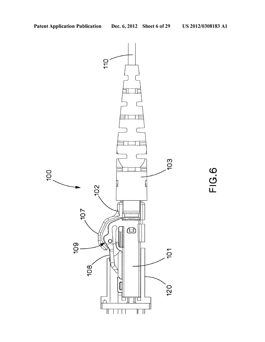 Duplex Clip Assembly for Fiber Optic Connectors - diagram, schematic, and image 07