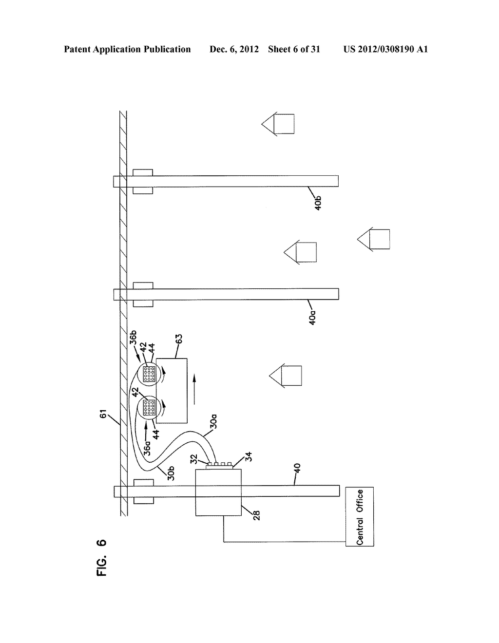 METHODS AND SYSTEMS FOR DISTRIBUTING FIBER OPTIC TELECOMMUNICATIONS     SERVICES TO LOCAL AREA - diagram, schematic, and image 07