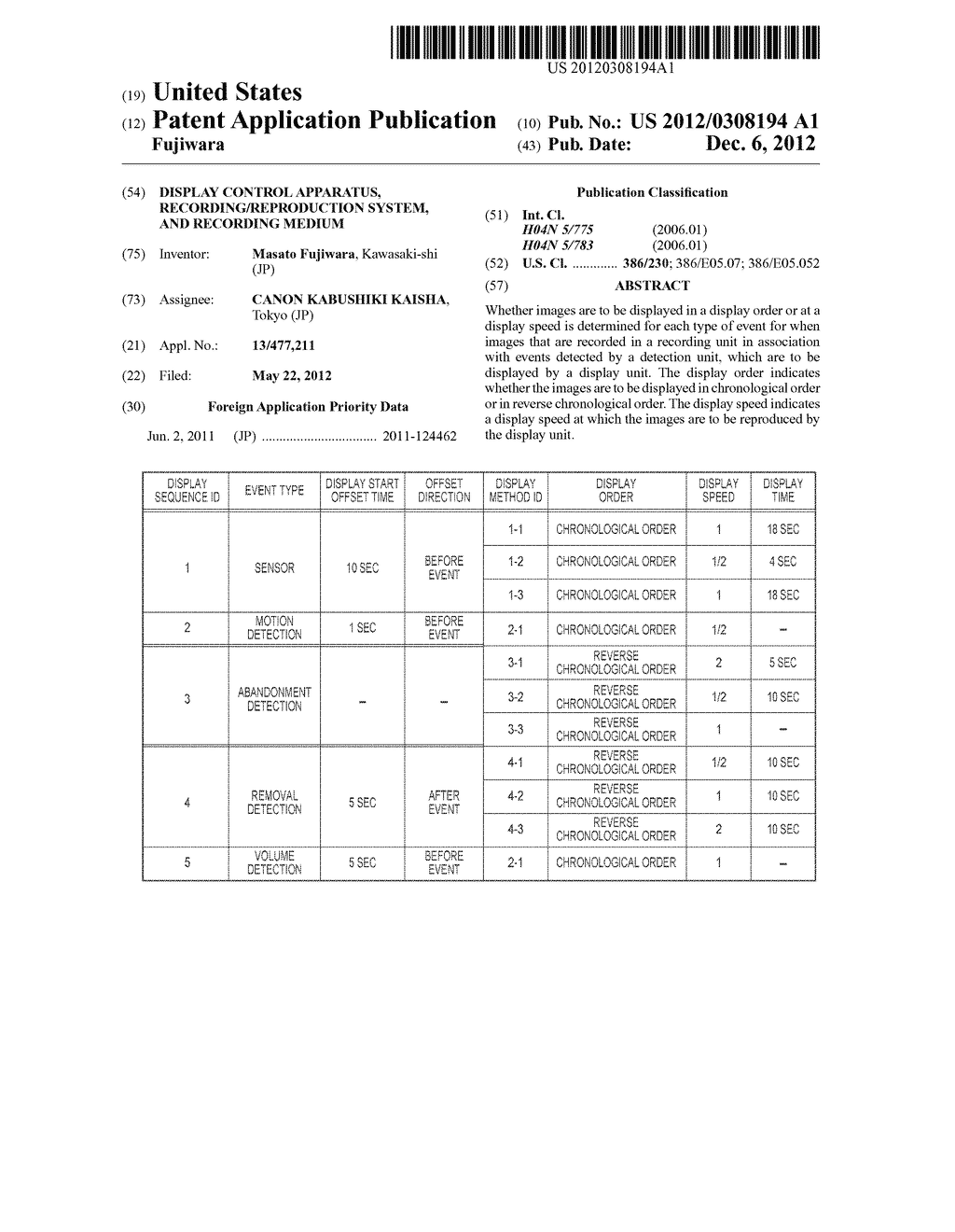 DISPLAY CONTROL APPARATUS, RECORDING/REPRODUCTION SYSTEM, AND RECORDING     MEDIUM - diagram, schematic, and image 01