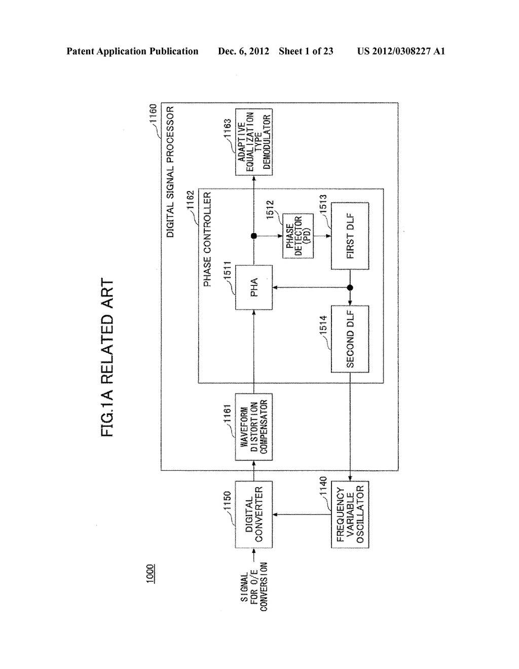 DIGITAL COHERENT RECEIVER AND PHASE CONTROL METHOD - diagram, schematic, and image 02