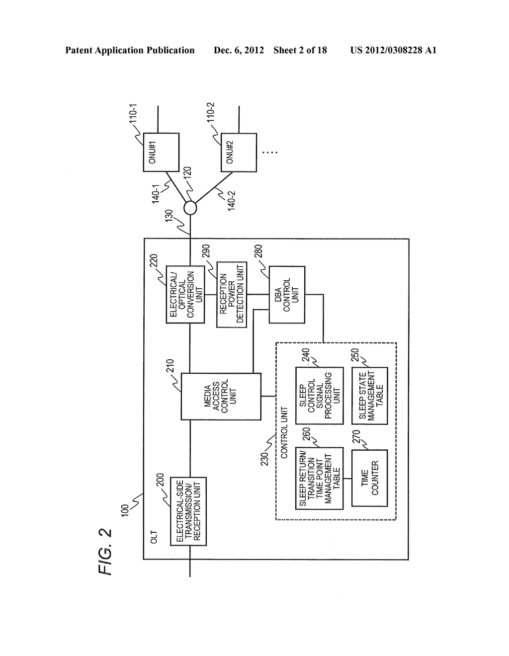 OPTICAL LINE TERMINAL, BANDWIDTH CONTROL METHOD AND OPTICAL NETWORK SYSTEM - diagram, schematic, and image 03