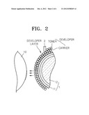 DEVELOPING DEVICE AND ELECTROPHOTOGRAPHIC IMAGE FORMING APPARATUS     INCLUDING THE SAME diagram and image