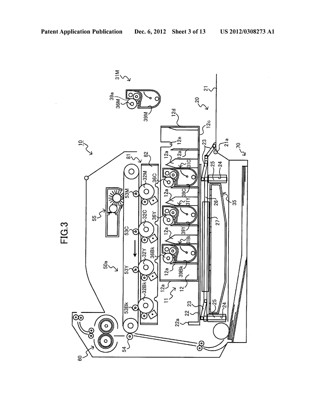 Image Forming Device Having Guide Mechanism for Guiding Transferring Unit - diagram, schematic, and image 04