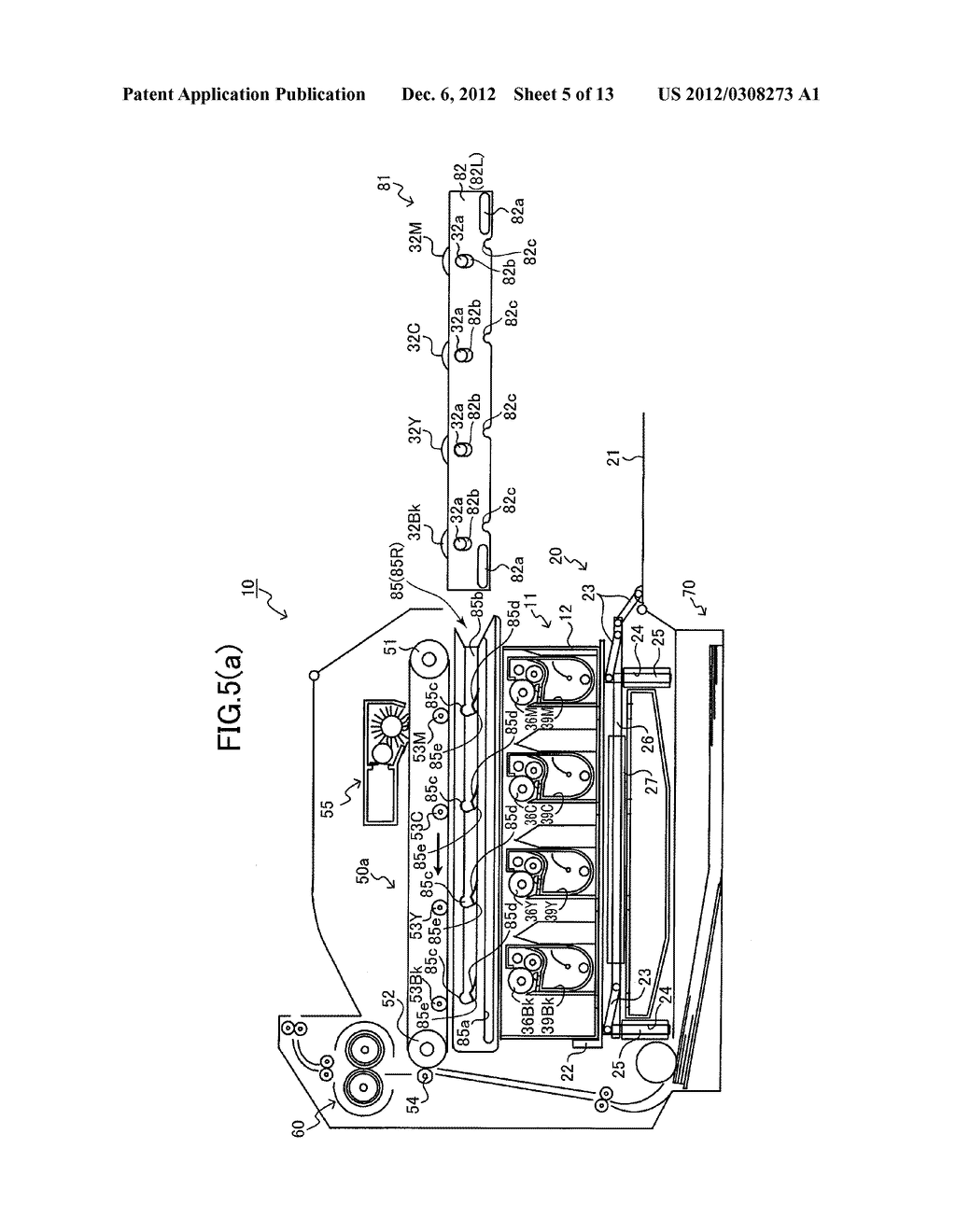 Image Forming Device Having Guide Mechanism for Guiding Transferring Unit - diagram, schematic, and image 06