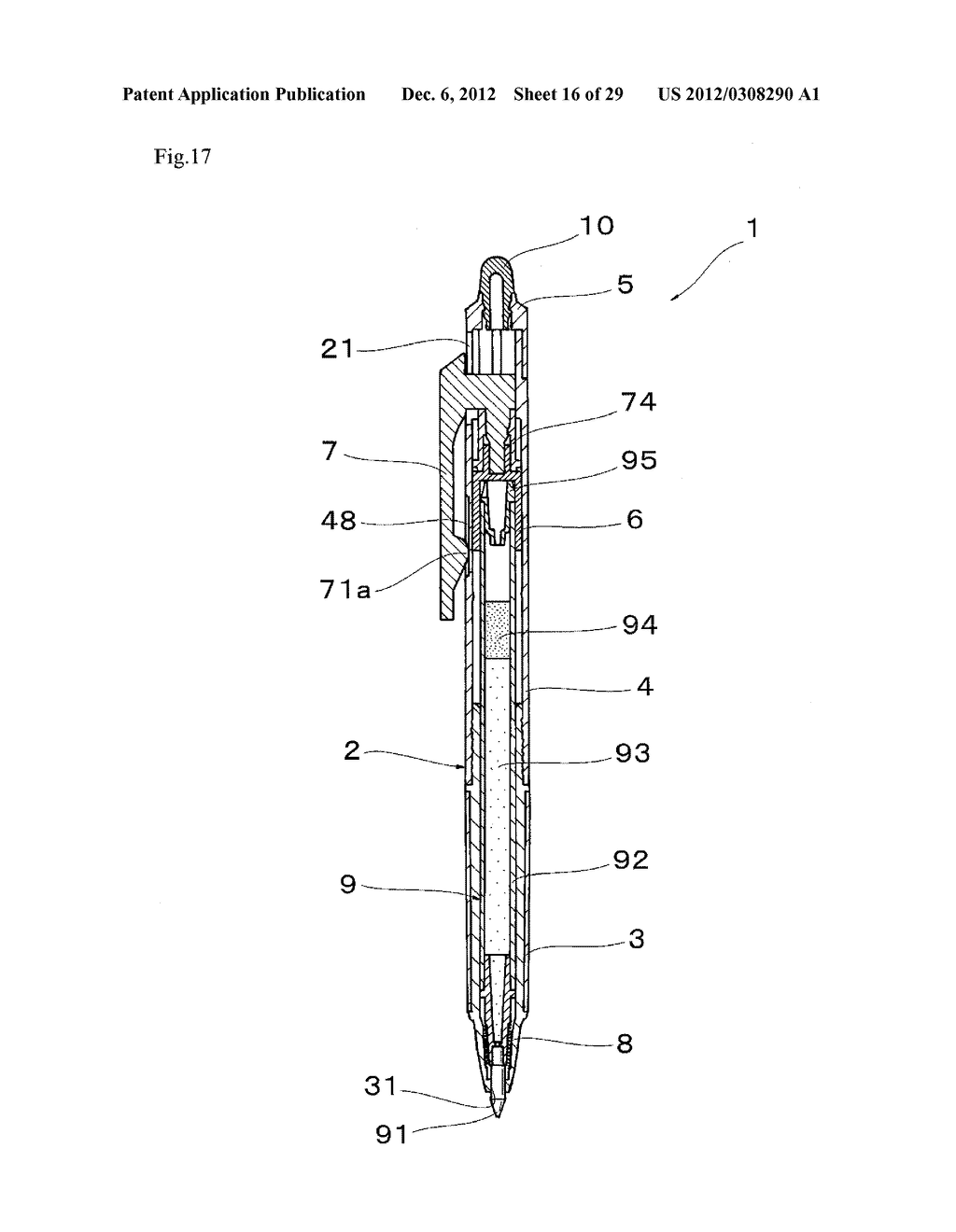 WRITING INSTRUMENT - diagram, schematic, and image 17