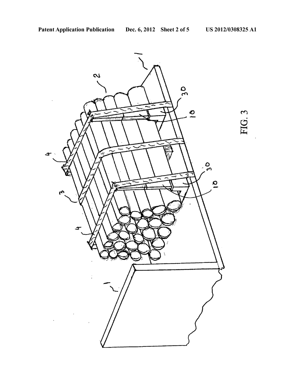 CHUCK AND LOCK SYSTEM WITH EXTENDABLE BRACE FOR PREVENTING FALLING OF     FLATBED TRUCK LOADS - diagram, schematic, and image 03