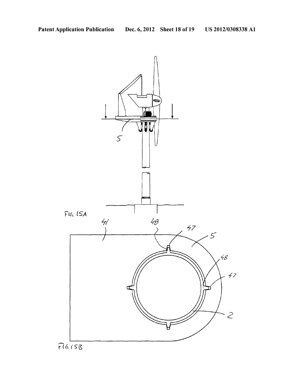 Lifting Device for Hoisting Components Included in Wind Turbines and     Similar Structures - diagram, schematic, and image 19