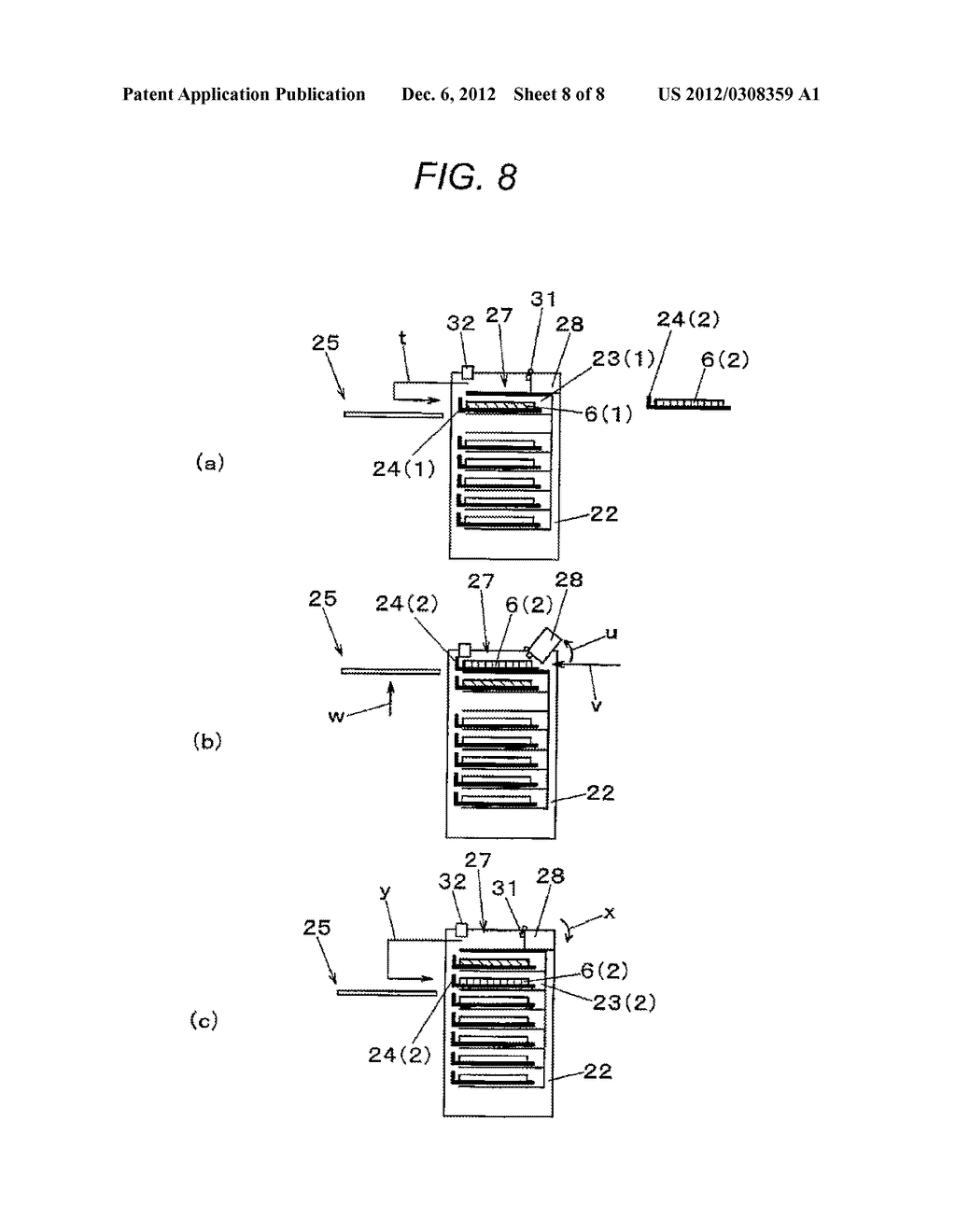 COMPONENT MOUNTING DEVICE AND A TRAY EXCHANGING METHOD IN A TRAY FEEDER - diagram, schematic, and image 09