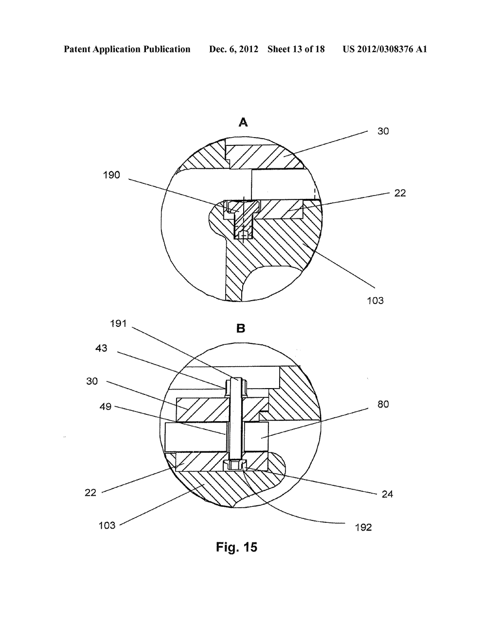 VARIABLE GEOMETRY TURBOCHARGER LOWER VANE RING RETAINING SYSTEM - diagram, schematic, and image 14