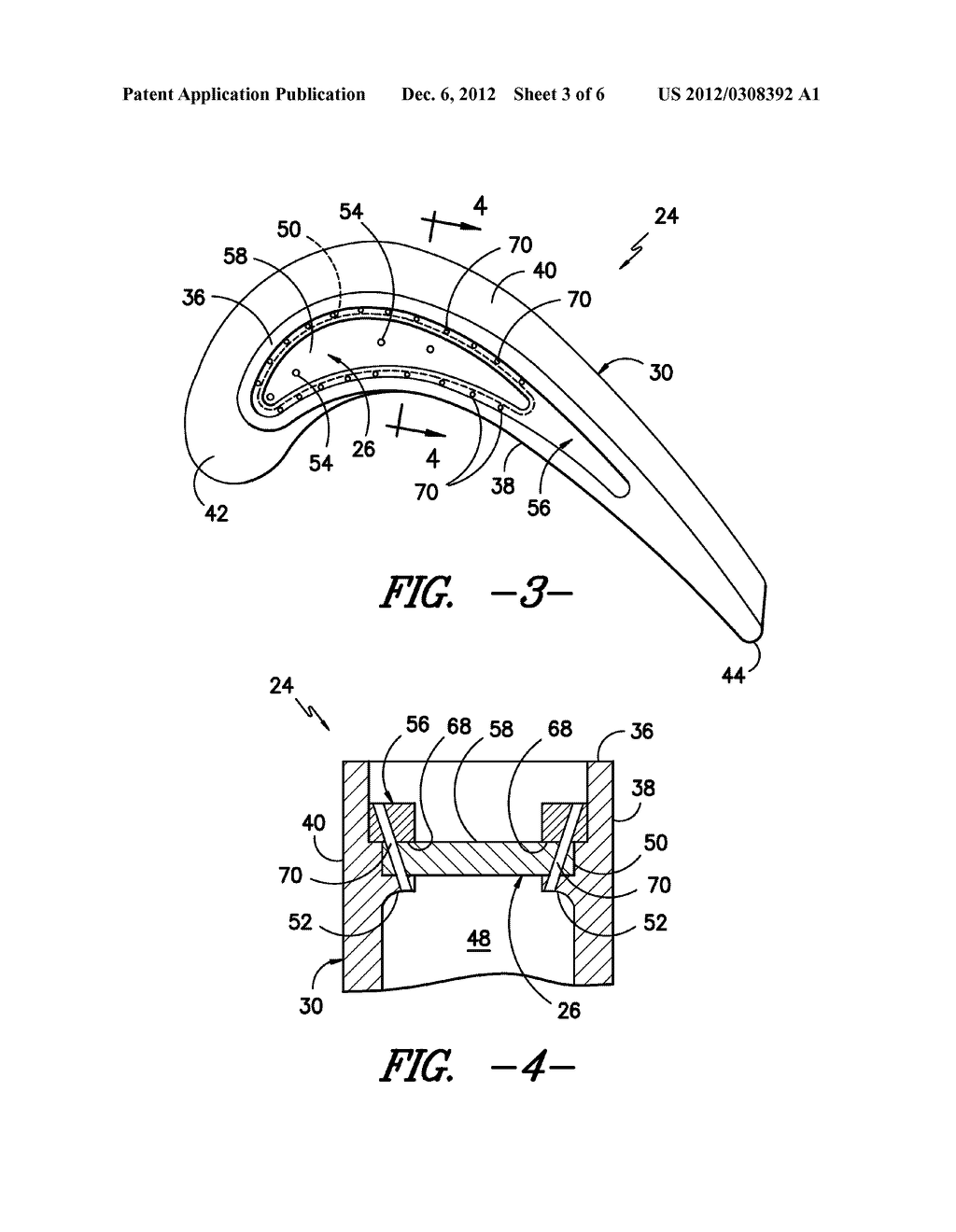 Ceramic-Based Tip Cap for a Turbine Bucket - diagram, schematic, and image 04