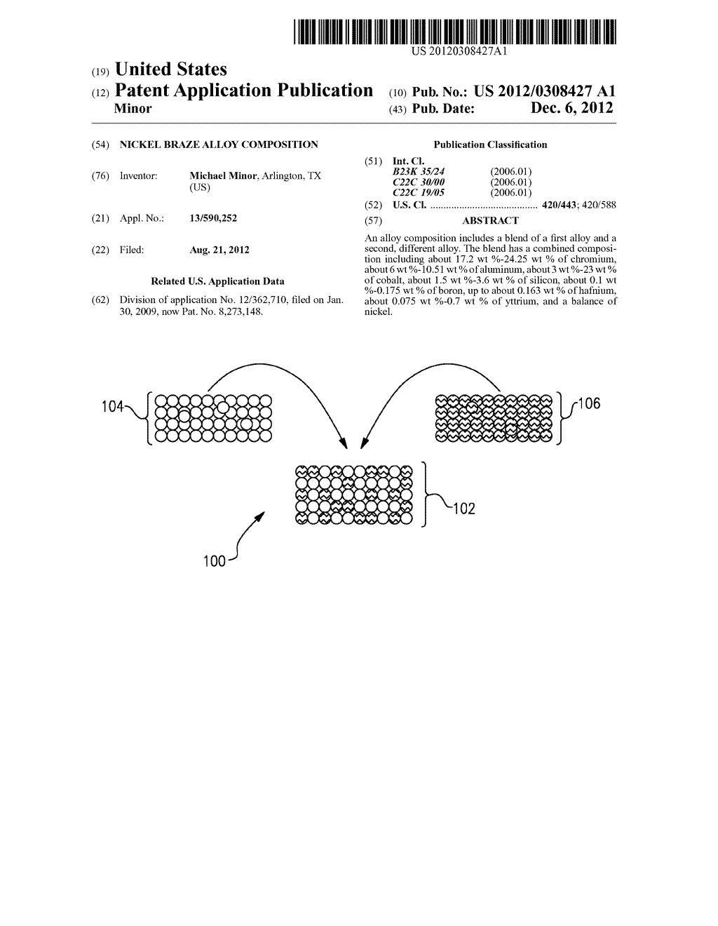 NICKEL BRAZE ALLOY COMPOSITION - diagram, schematic, and image 01