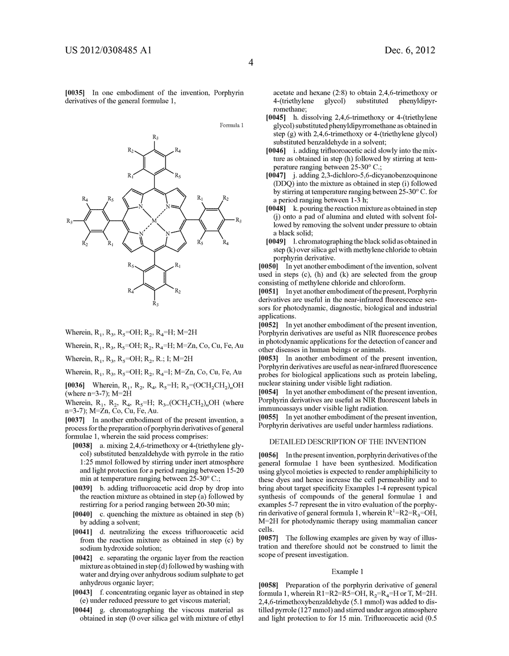 PROCESS FOR THE PREPARATON OF NOVEL PORPHYRIN DERIVATIVES AND THEIR USE AS     PDT AGENTS AND FLUORESCENCE PROBES - diagram, schematic, and image 11