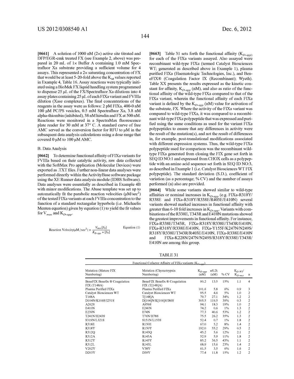 Modified factor IX polypeptides and uses thereof - diagram, schematic, and image 151