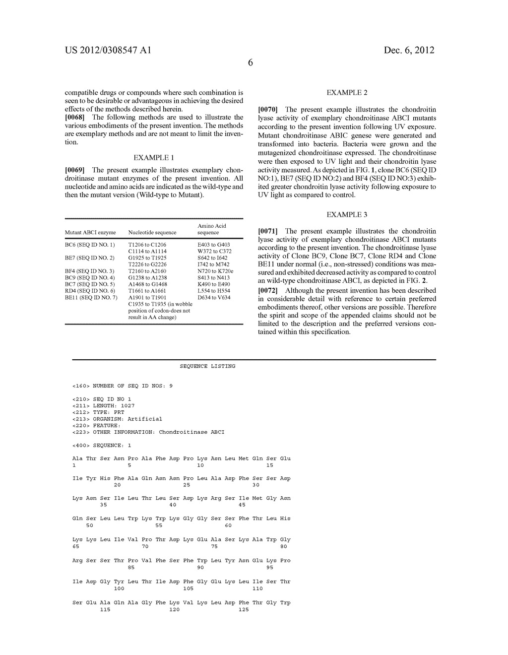 COMPOSITIONS AND METHODS OF USING CHONDROITINASE ABCI MUTANTS - diagram, schematic, and image 09