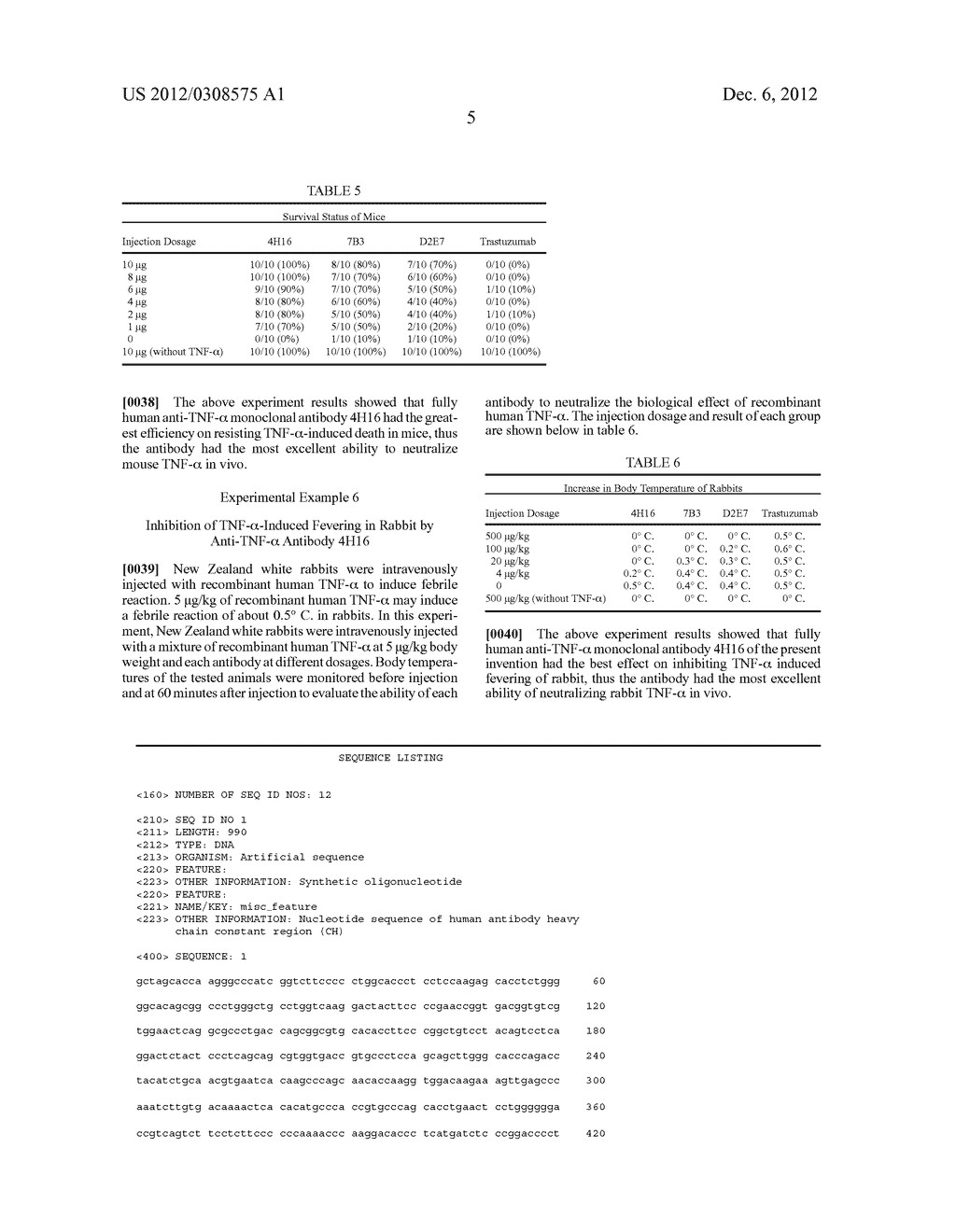 FULL HUMAN ANTI-TNF-ALPHA MONOCLONAL ANTIBODY, PREPARATION METHOD AND USE     THEREOF - diagram, schematic, and image 08