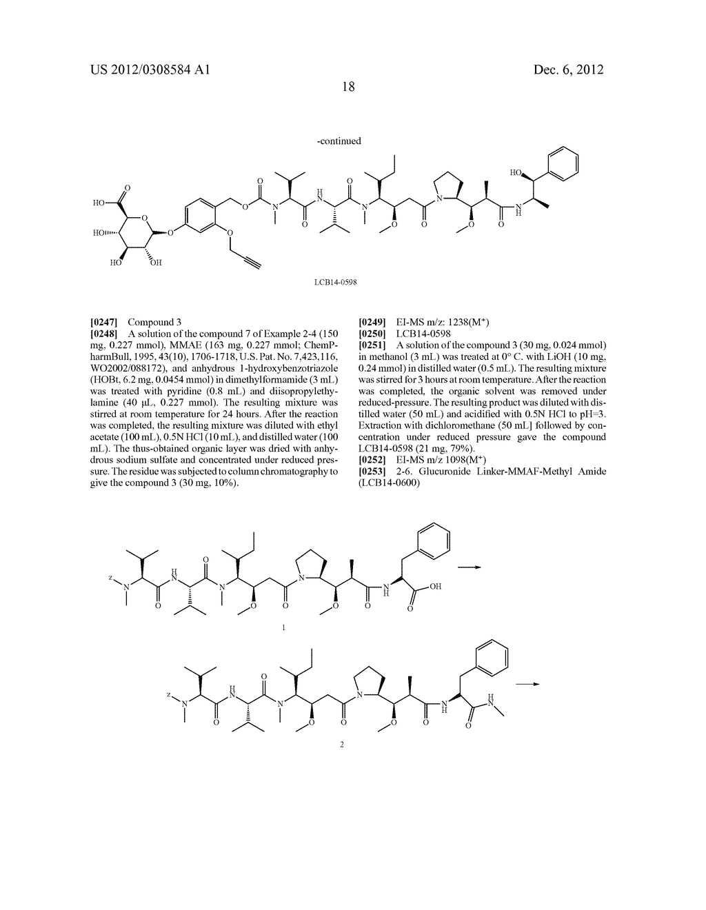 PROTEIN-ACTIVE AGENT CONJUGATES AND METHOD FOR PREPARING THE SAME - diagram, schematic, and image 45