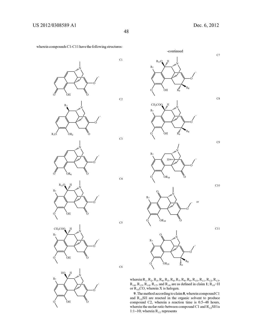 SINOMENINE DERIVATIVES, SYNTHETIC METHODS AND USES THEREOF - diagram, schematic, and image 52