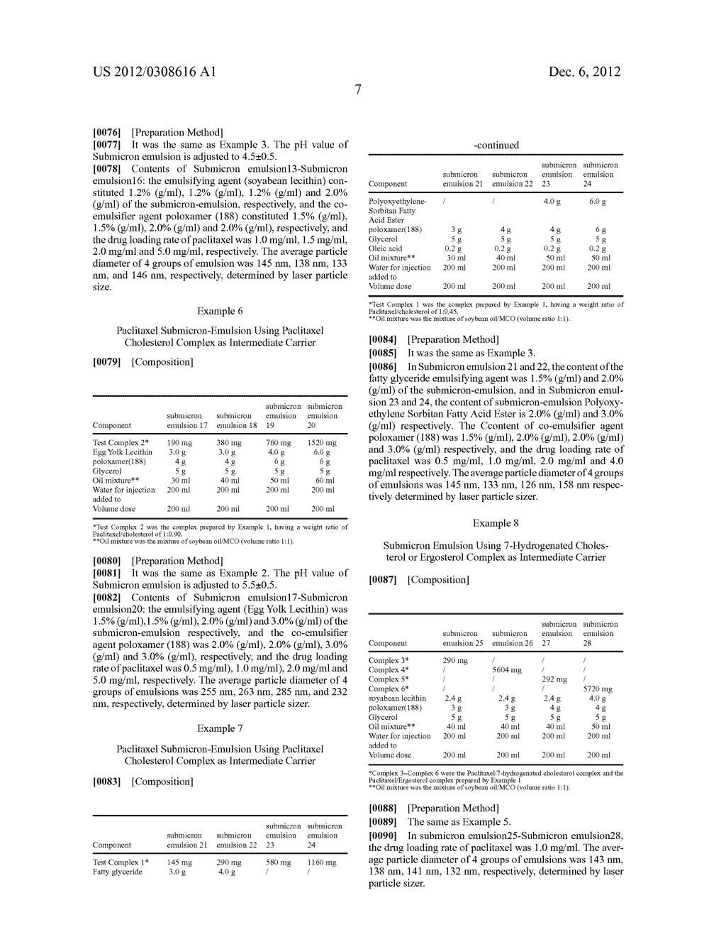 SUBMICRO EMULSION OF PACLITAXEL USING STEROID COMPLEX AS INTERMEDIATE     CARRIER - diagram, schematic, and image 11