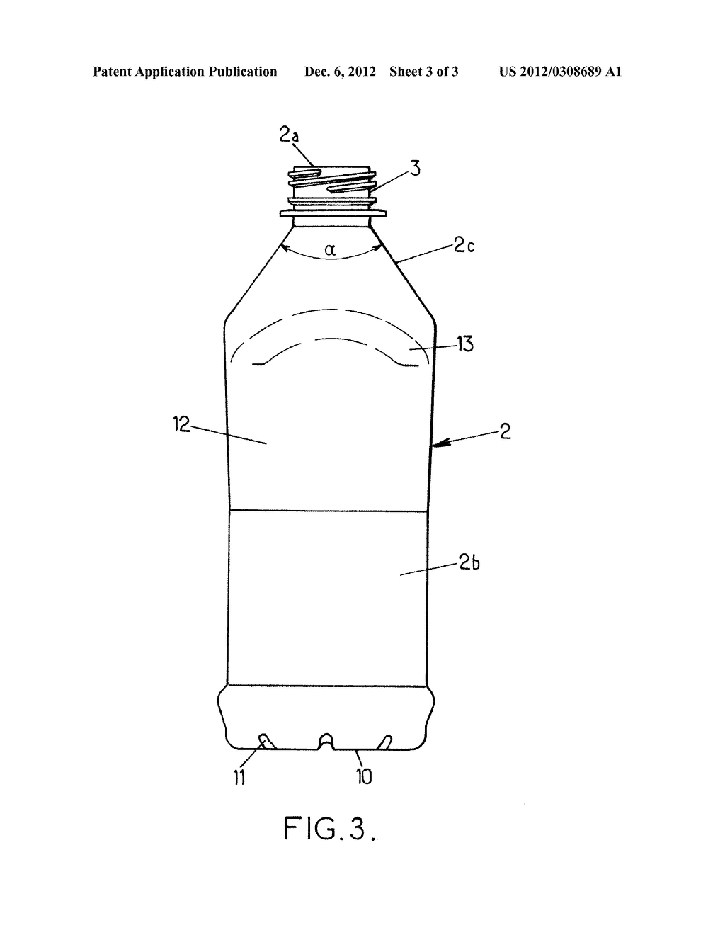 METHOD FOR PRODUCING PLASTIC CONTAINERS BY STRETCH BLOW MOLDING, PREFORM,     CONTAINER AND USE OF SUCH A CONTAINER - diagram, schematic, and image 04