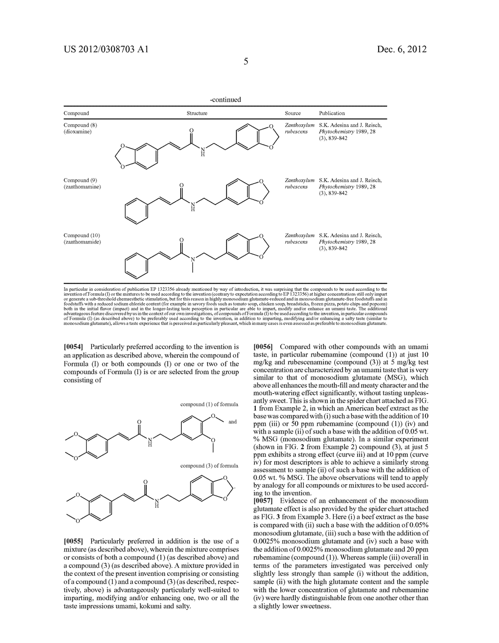 Cinnamamides as savory flavorings - diagram, schematic, and image 09