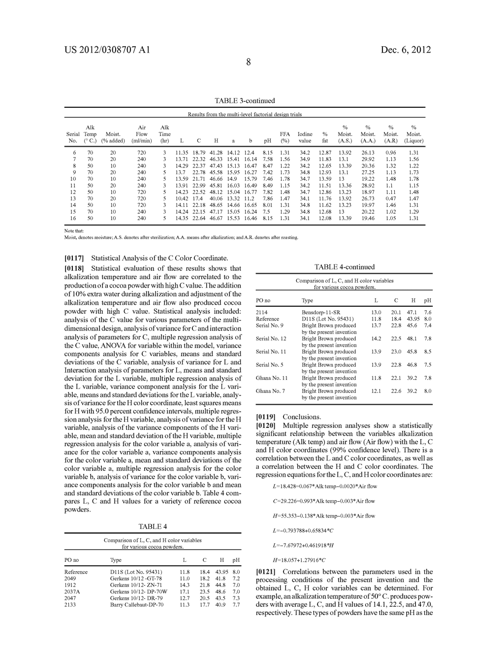 METHOD OF PRODUCING HIGH-BRIGHTNESS COCOA POWDER AND RELATED COMPOSITIONS - diagram, schematic, and image 35