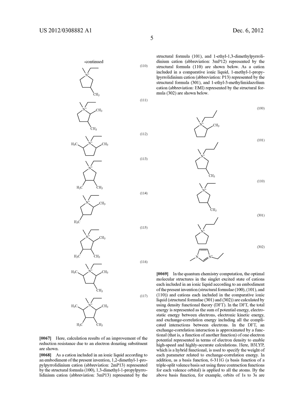 IONIC LIQUID AND POWER STORAGE DEVICE INCLUDING THE SAME - diagram, schematic, and image 23