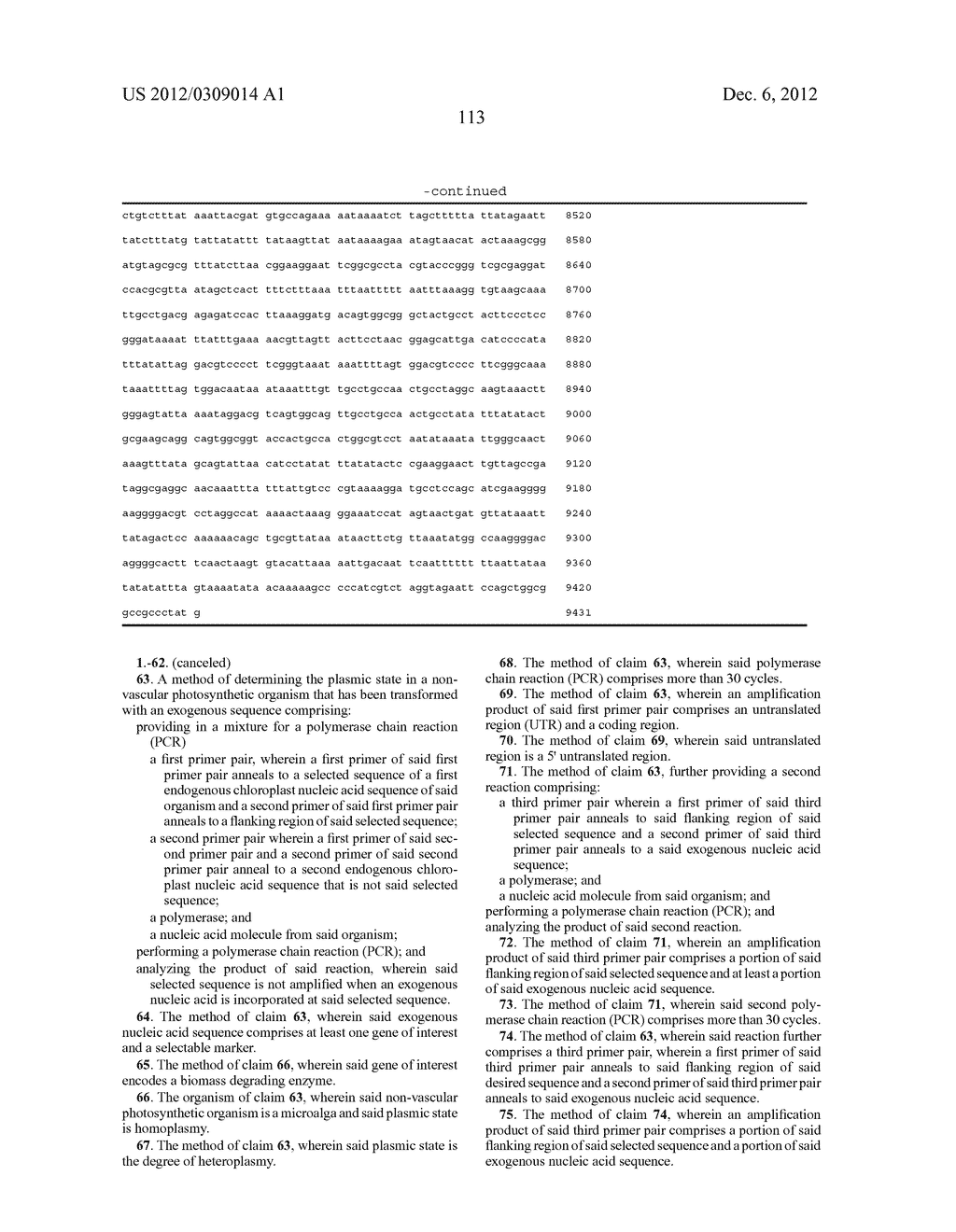 HIGH THROUGHPUT SCREENING OF GENETICALLY MODIFIED PHOTOSYNTHETIC ORGANISMS - diagram, schematic, and image 129