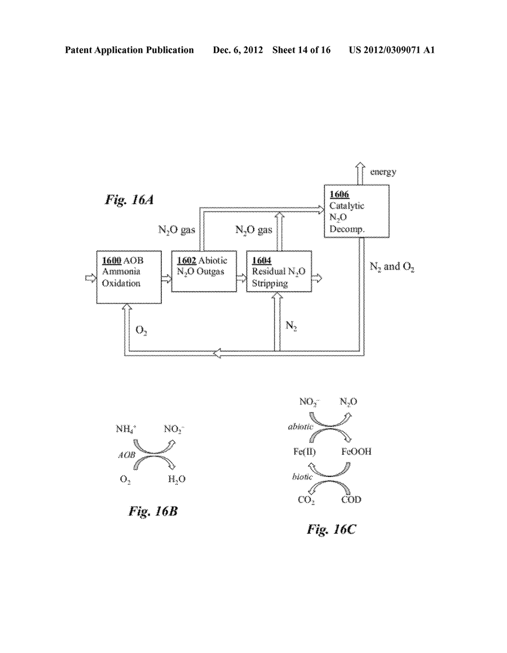 Microbial production of nitrous oxide coupled with chemical reaction of     gaseous nitrous oxide including phosphorus recovery and nitrite reduction     to nitrous oxide - diagram, schematic, and image 15