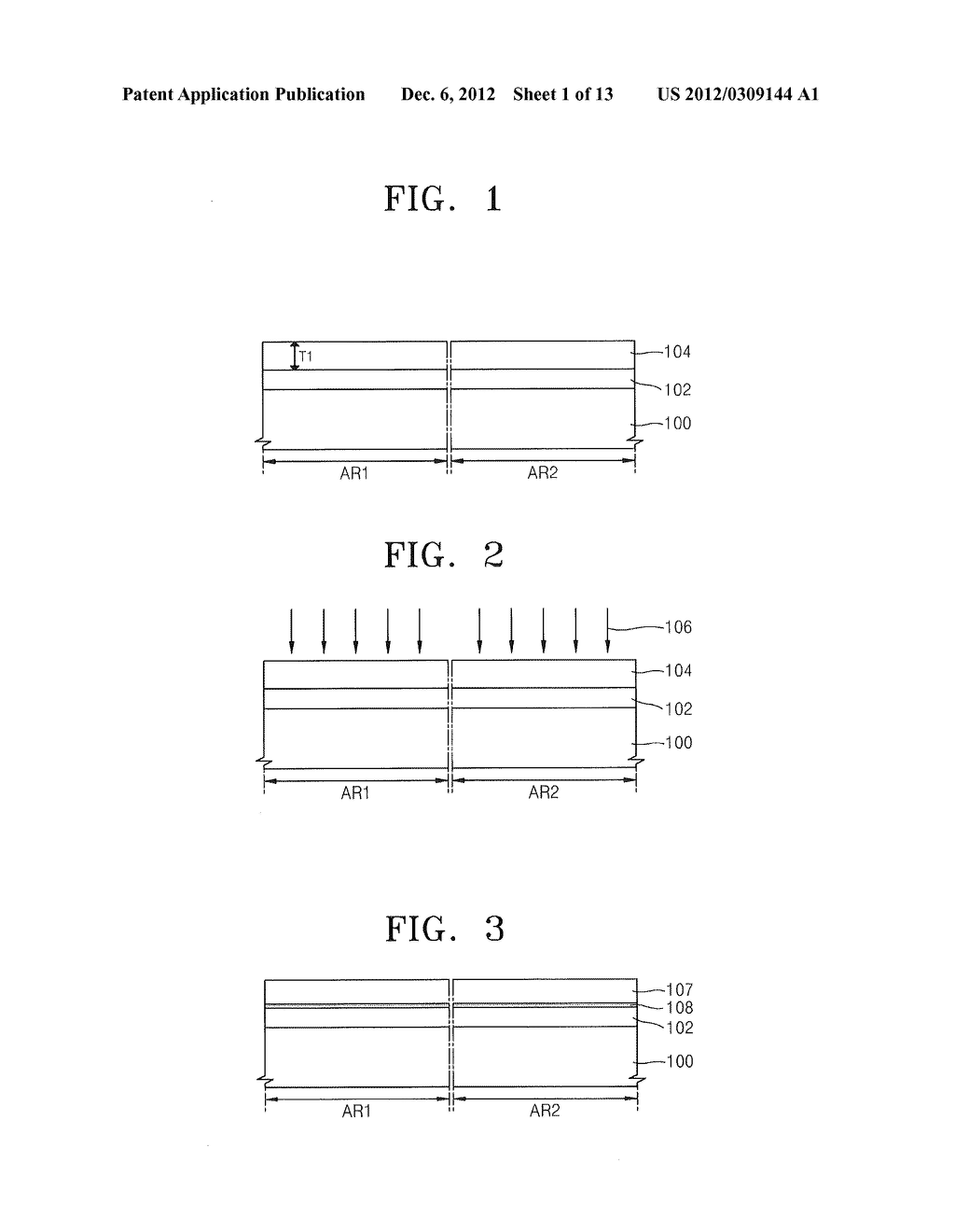 METHODS OF FORMING MOSFET DEVICES USING NITROGEN-INJECTED OXIDE LAYERS TO     FORM GATE INSULATING LAYERS HAVING DIFFERENT THICKNESSES - diagram, schematic, and image 02