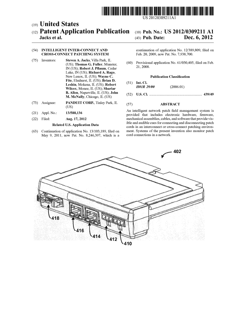 Intelligent Inter-Connect and Cross-Connect Patching System - diagram, schematic, and image 01