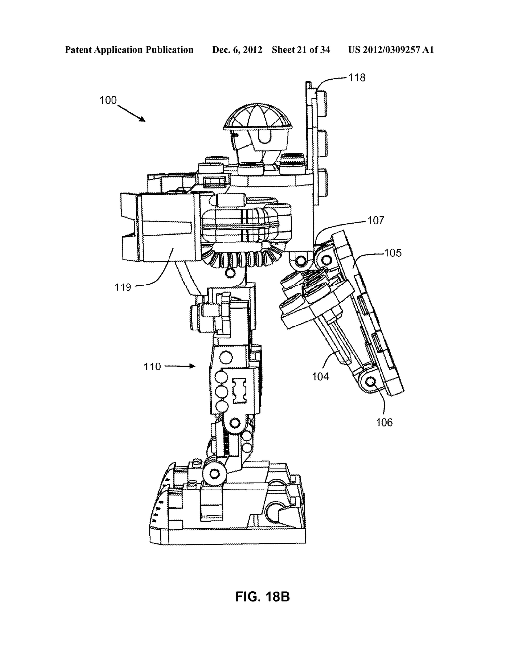 Interconnectable and Transformable Toy Building Element - diagram, schematic, and image 22