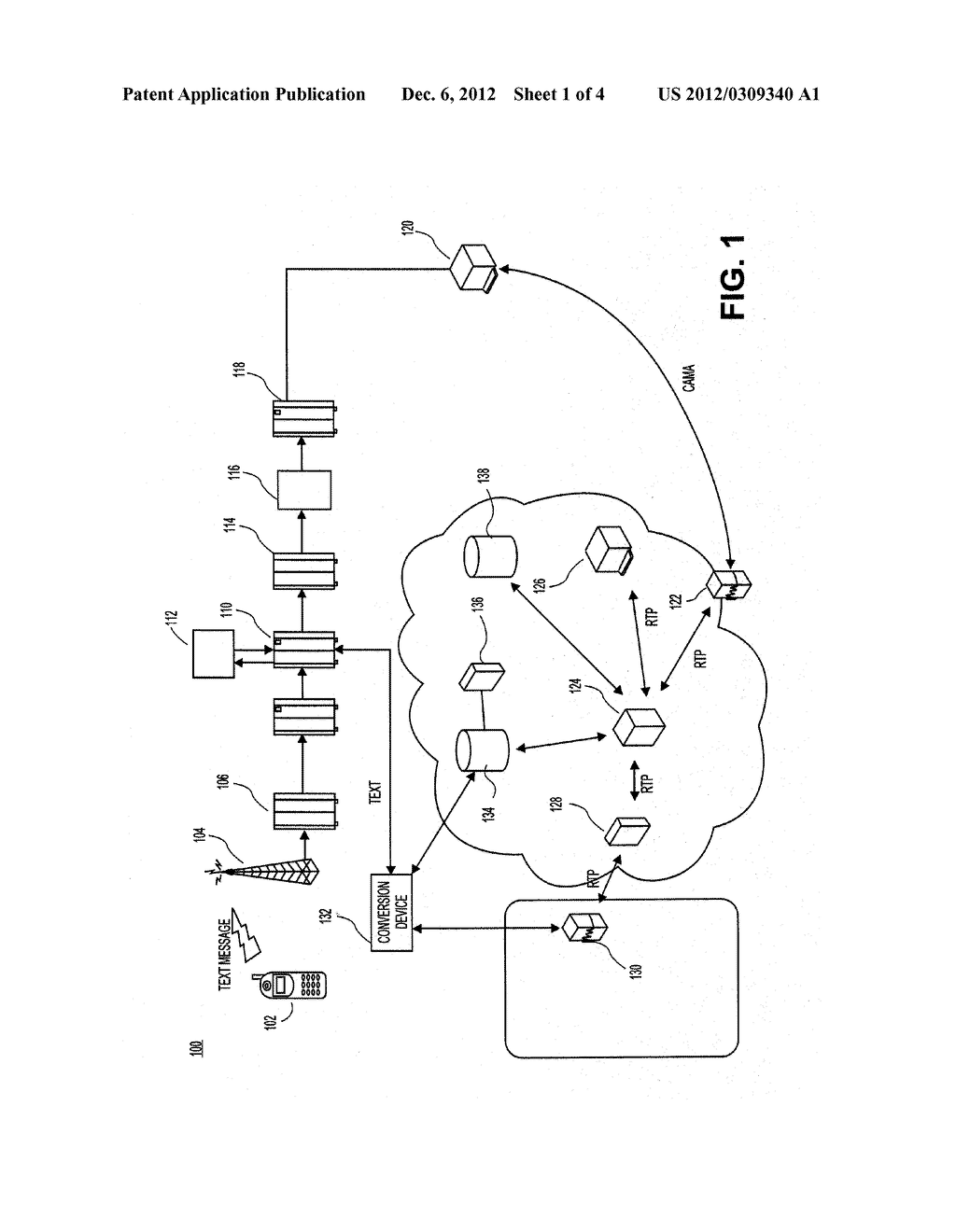 SYSTEM AND METHOD FOR COMMUNICATING EMERGENCY INFORMATION THROUGH     MESSAGING - diagram, schematic, and image 02