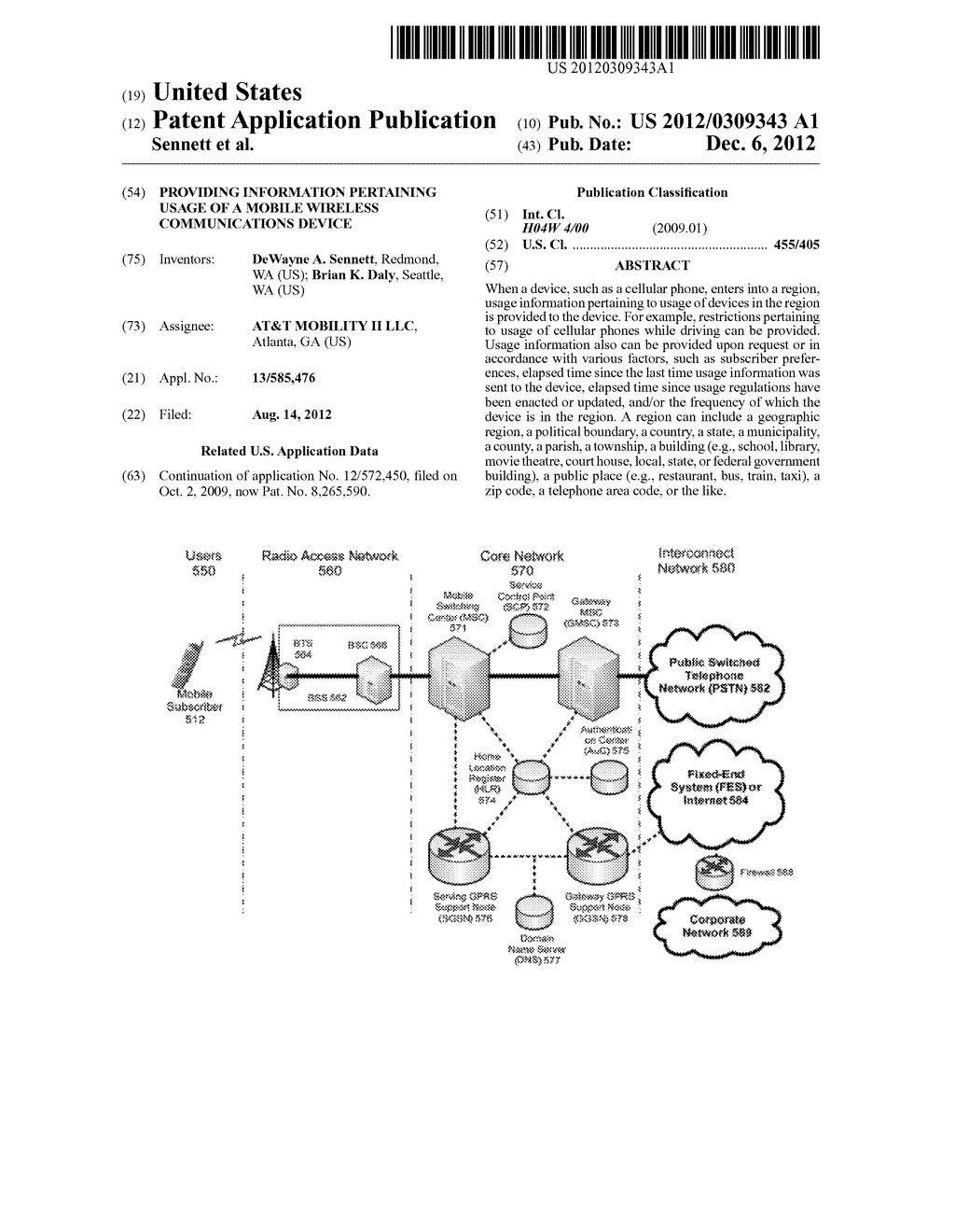 Providing Information Pertaining Usage Of A Mobile Wireless Communications     Device - diagram, schematic, and image 01