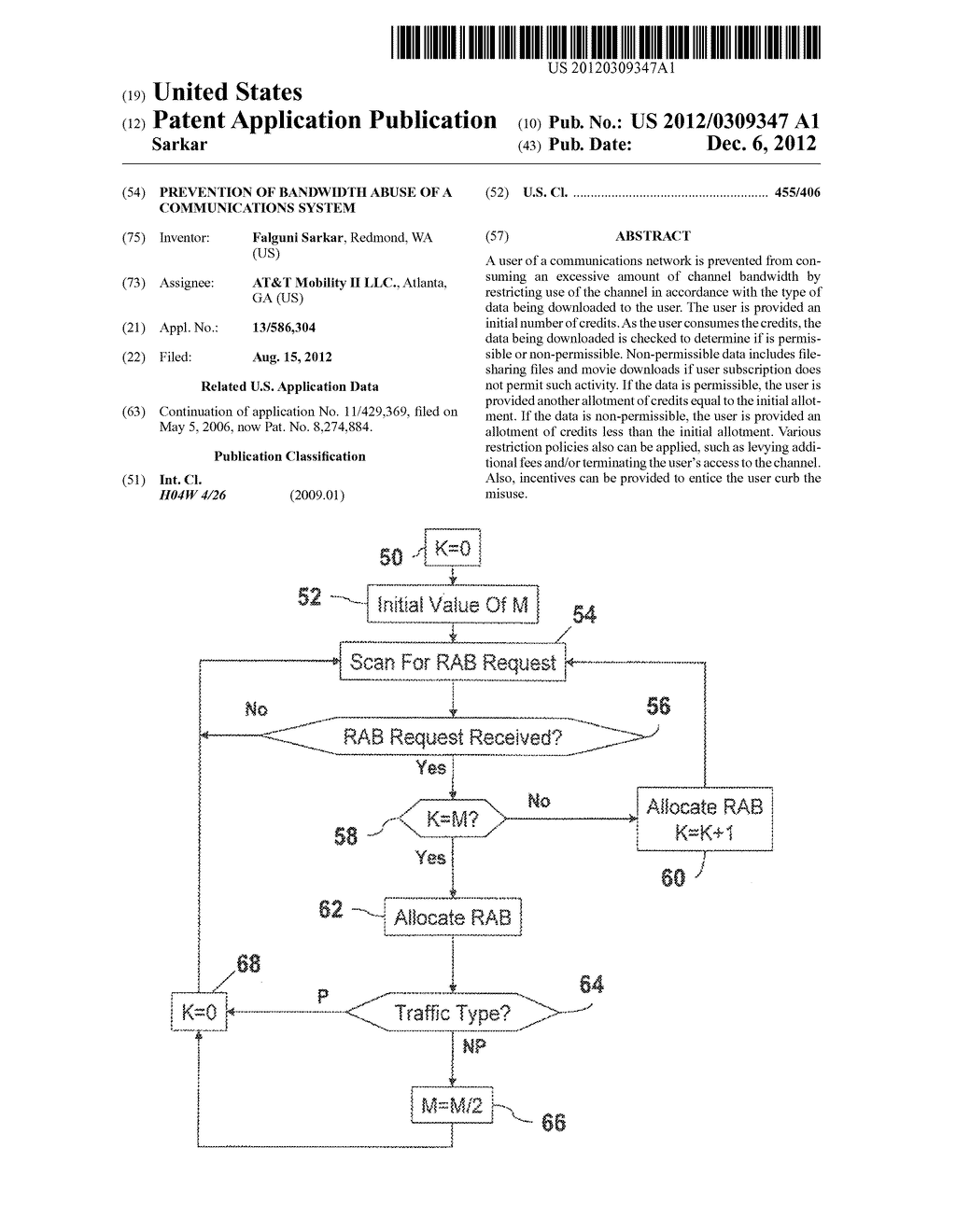 Prevention Of Bandwidth Abuse Of A Communications System - diagram, schematic, and image 01